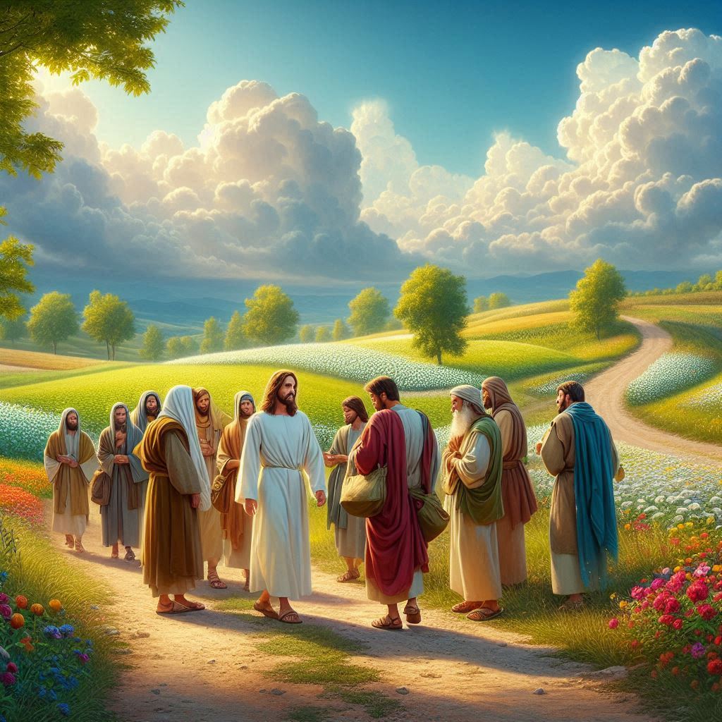 Jésus et la loi de cause à effet fabriqué par l'IA