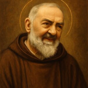 Le padre Pio fabriqué par l'IA